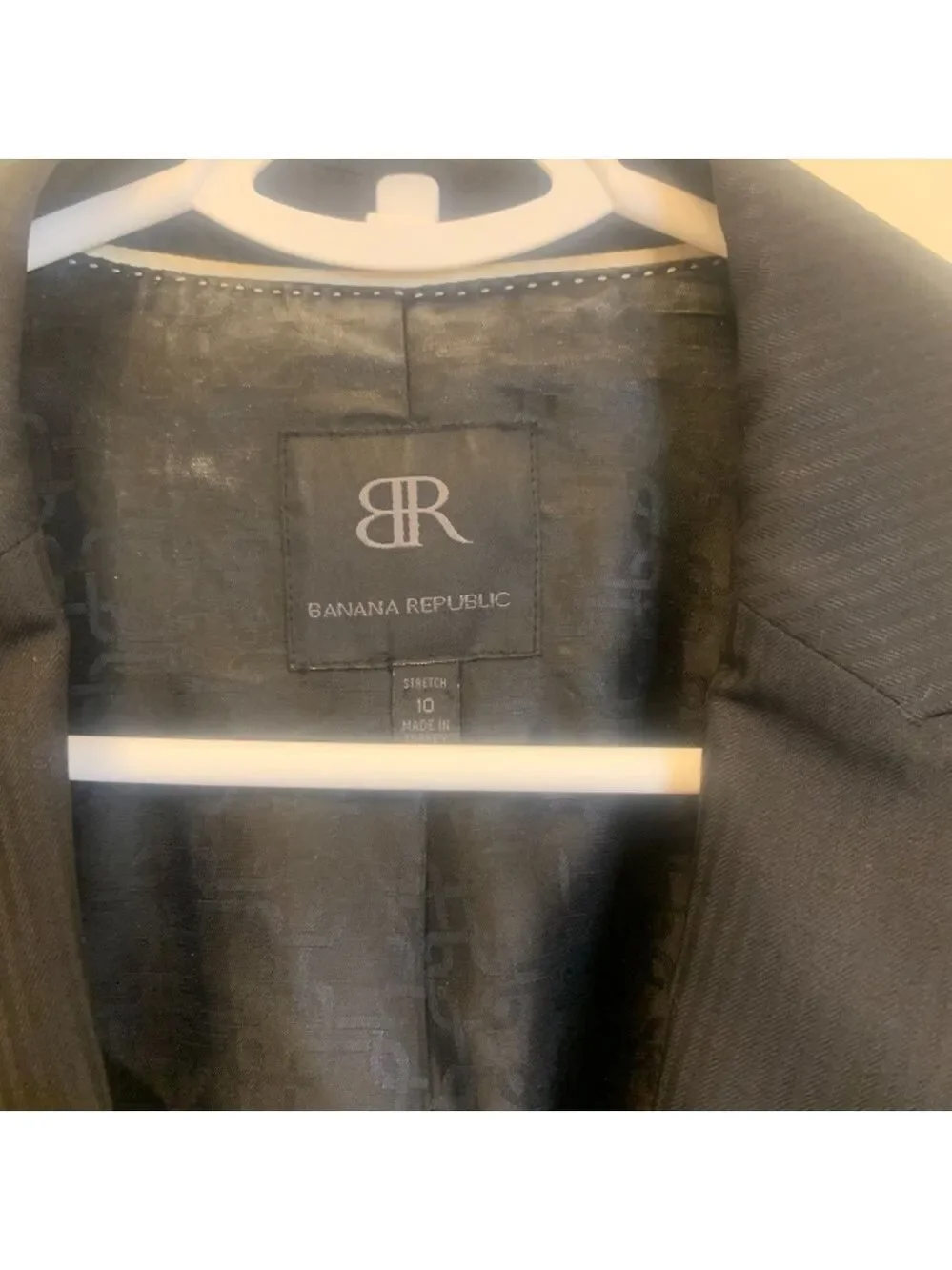 Banana Republic Women Classic Stretch Blazer Black sz 10.